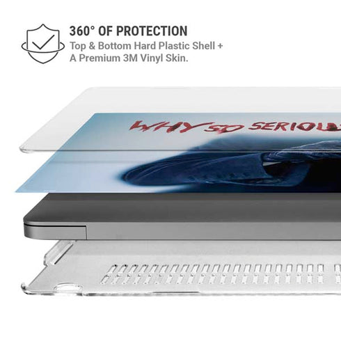 The Dark Knight Why So Serious MacBook Pro 14in (2021-24) Case plus Skin